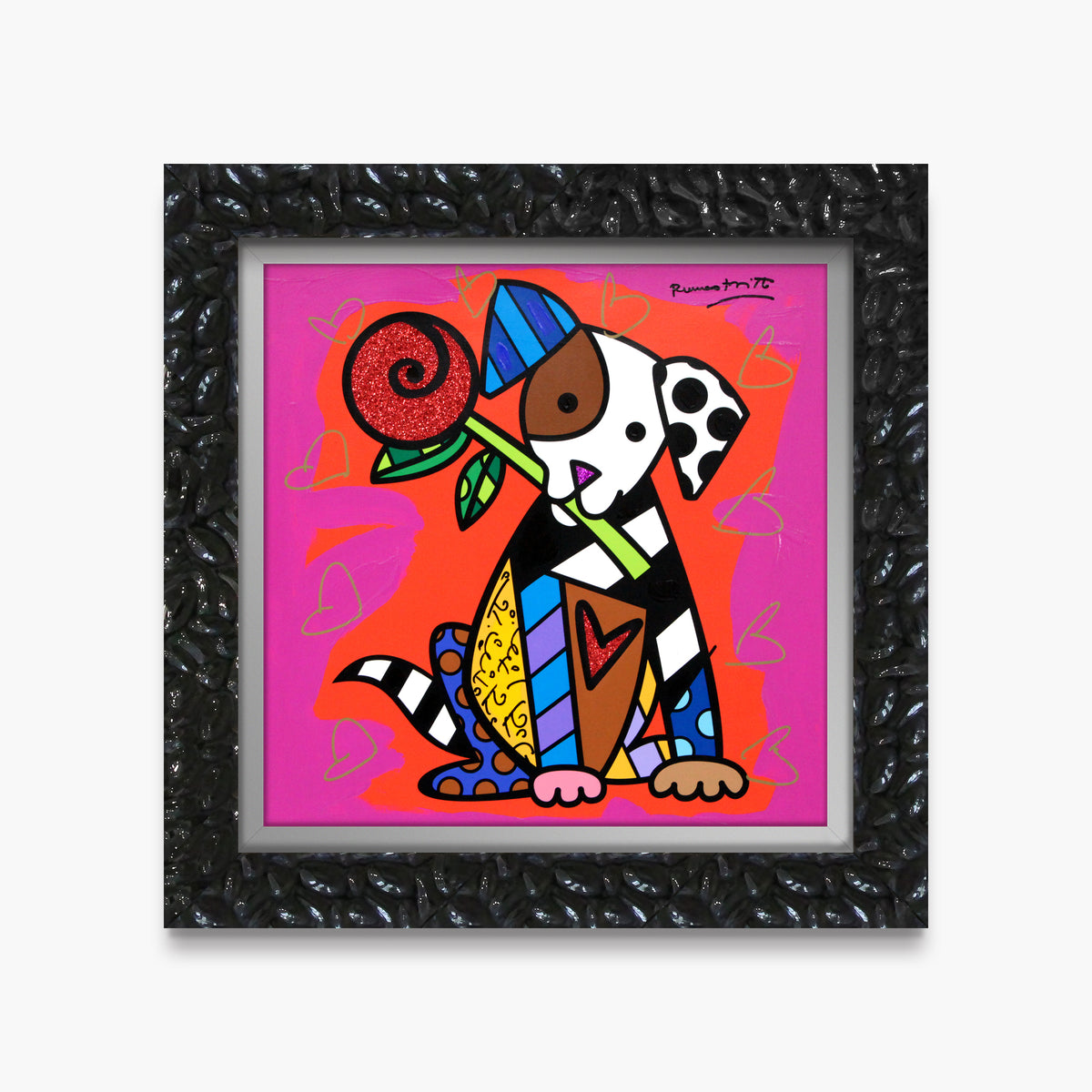 Puppy Love - Mixed Media Original