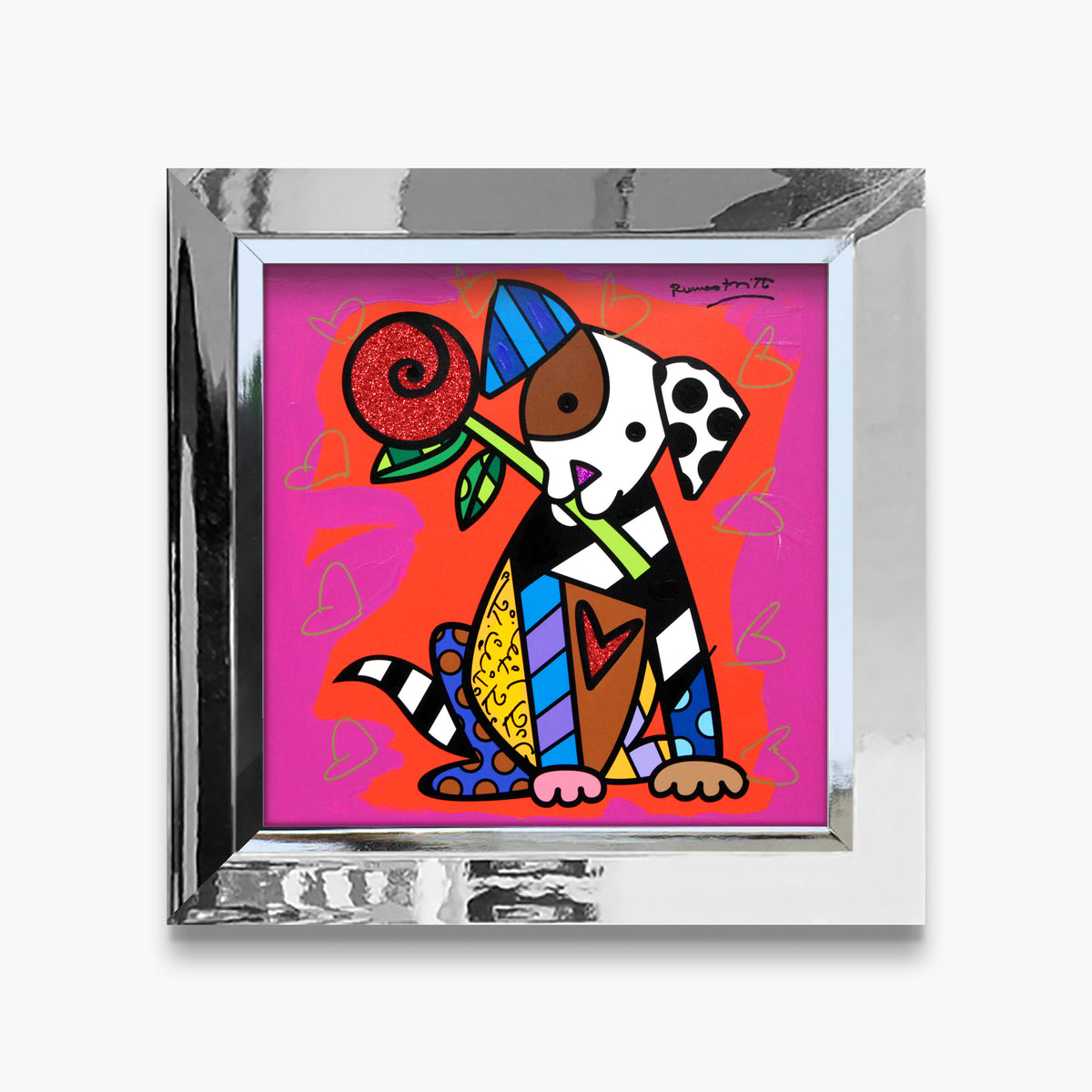 Puppy Love - Mixed Media Original