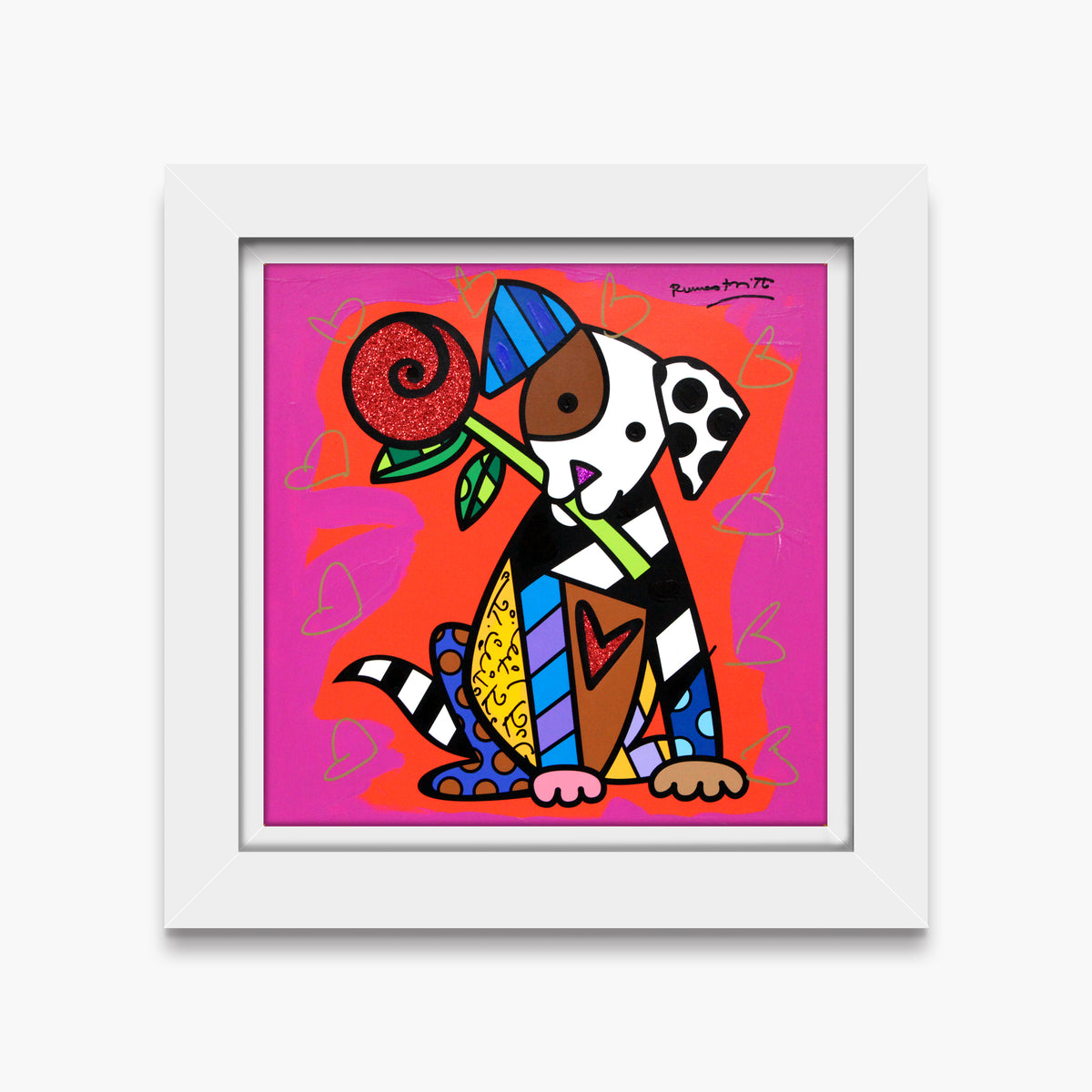 Puppy Love - Mixed Media Original