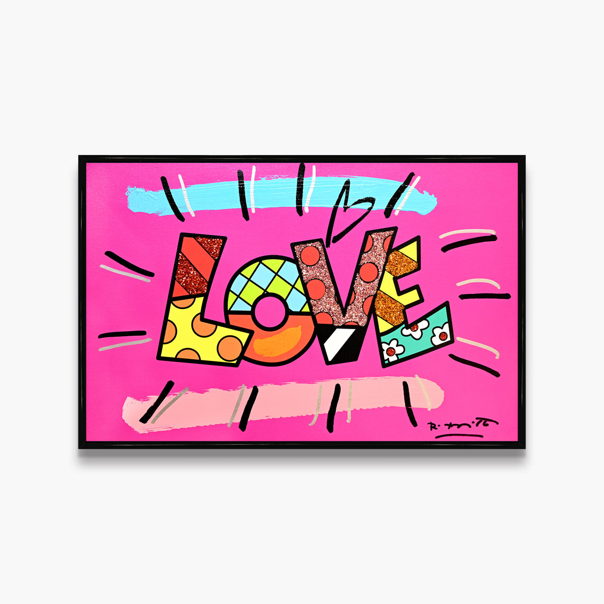 Love (Word) - Mixed Media Original