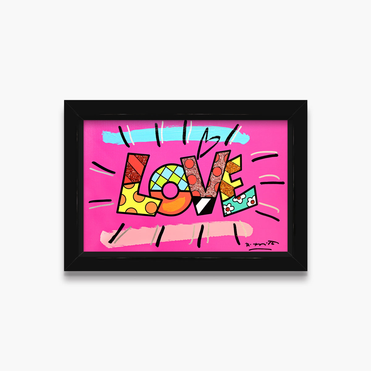Love (Word) - Mixed Media Original