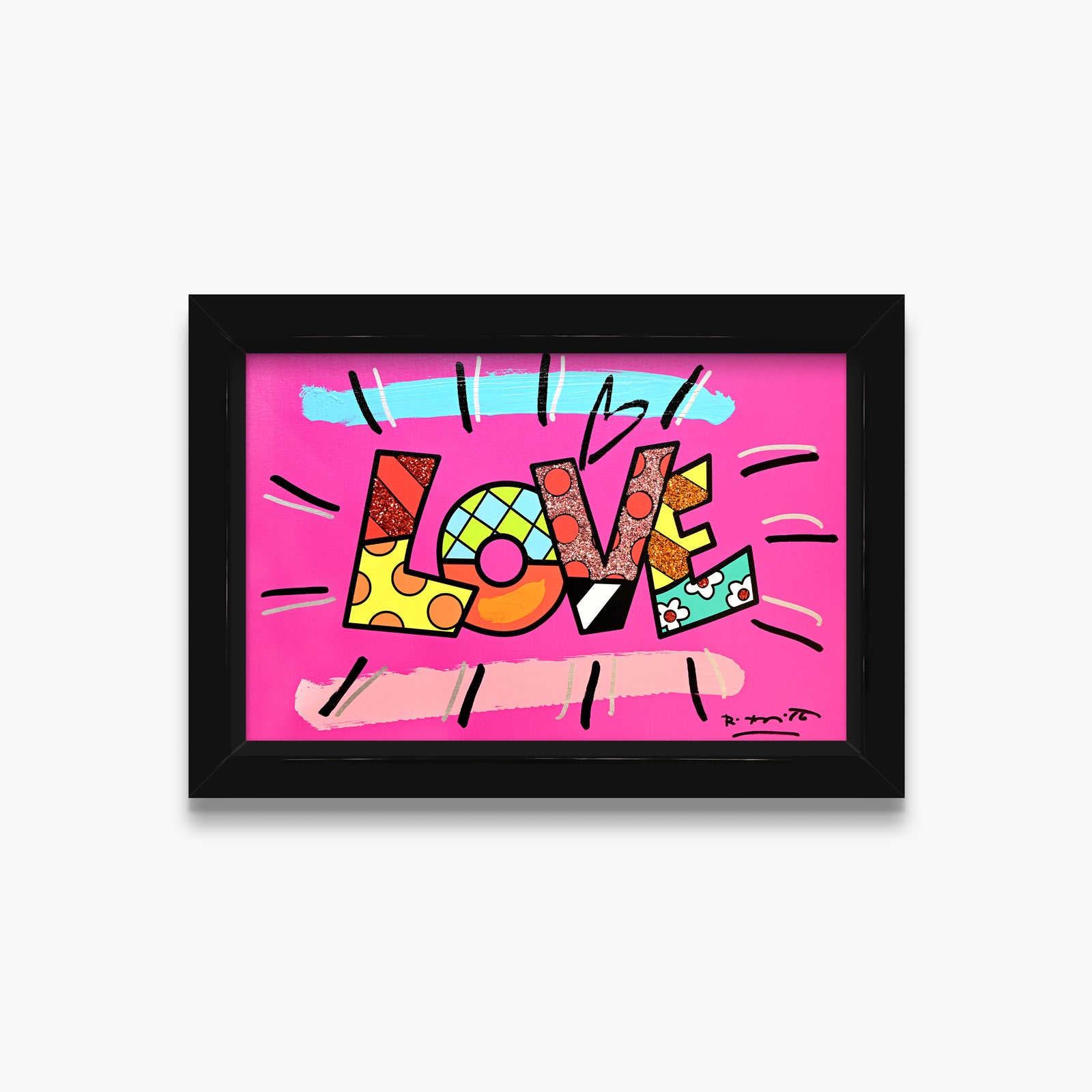 Love (Word) - Mixed Media Original