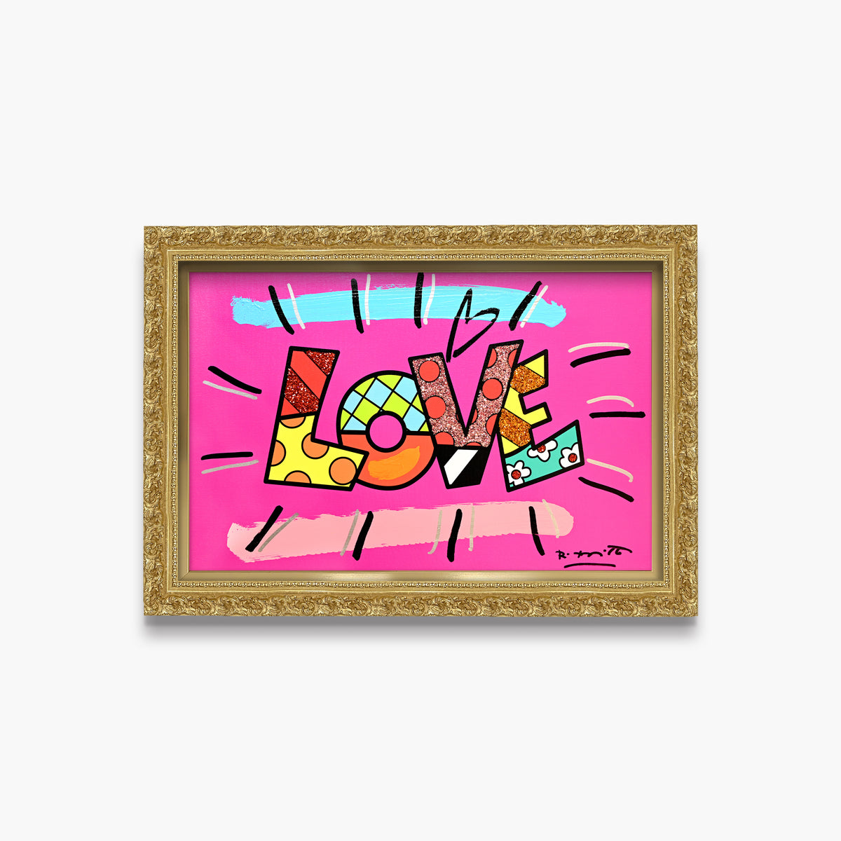 Love (Word) - Mixed Media Original