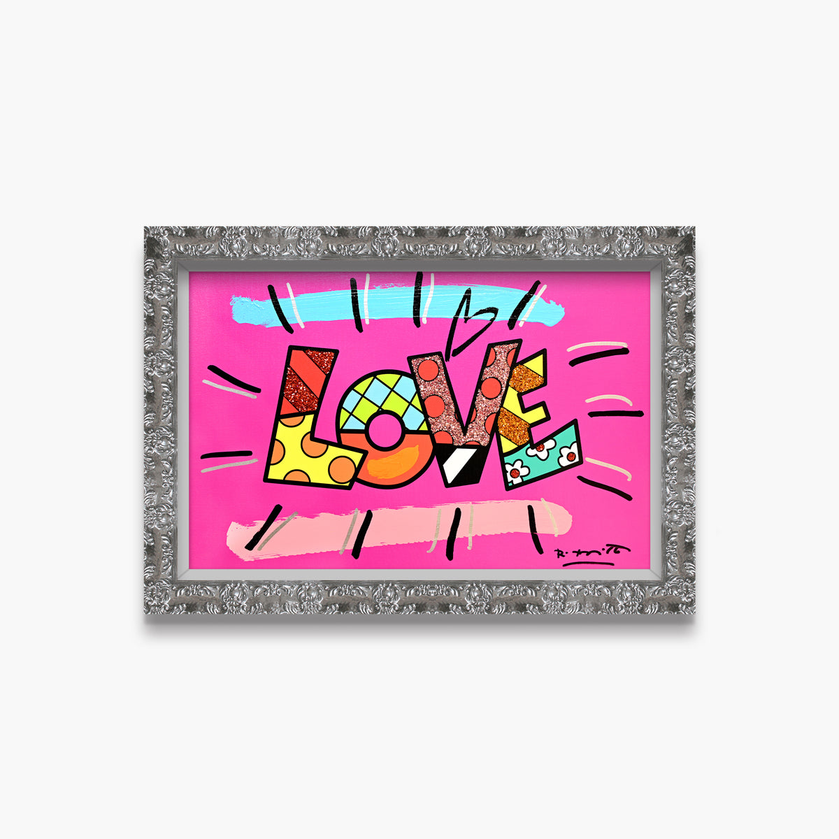 Love (Word) - Mixed Media Original