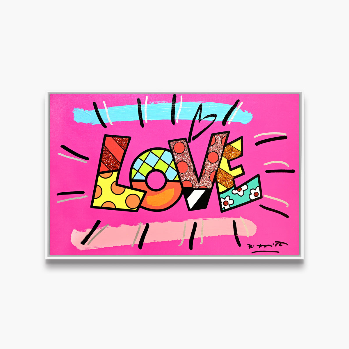 Love (Word) - Mixed Media Original