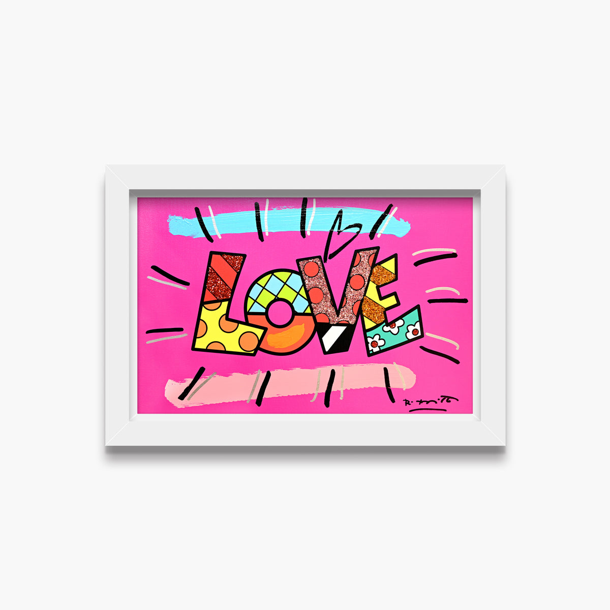 Love (Word) - Mixed Media Original