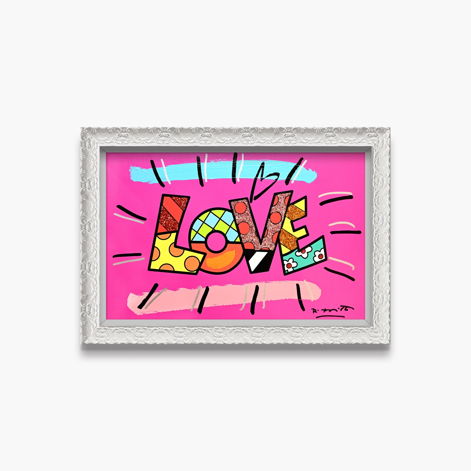 Love (Word) - Mixed Media Original