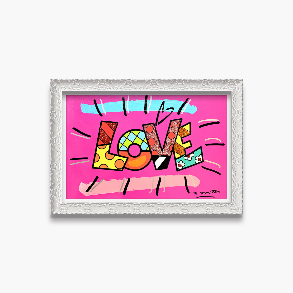 Love (Word) - Mixed Media Original