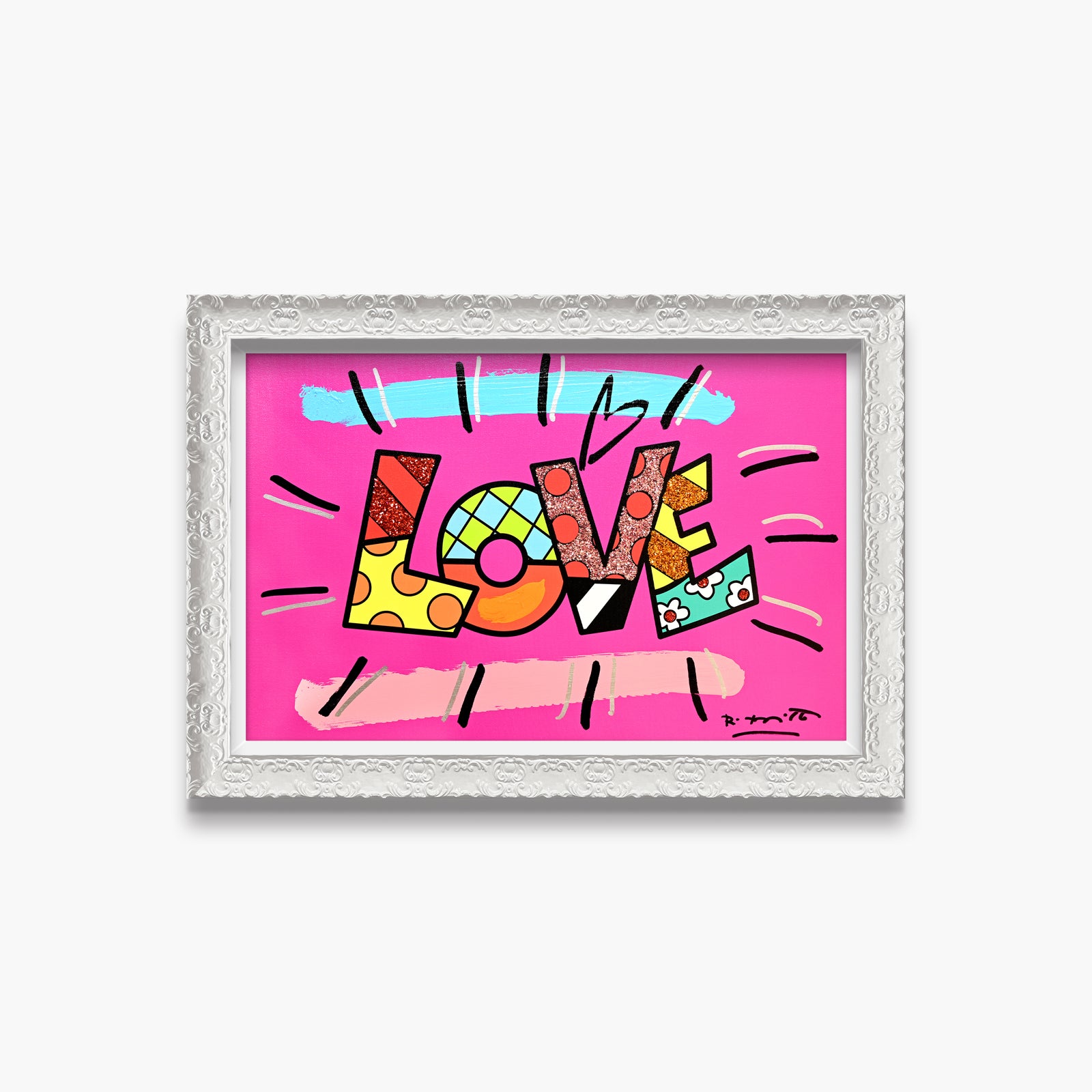 Love (Word) - Mixed Media Original