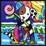 LOVELY DOG - Mixed Media Original