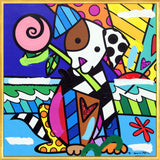 LOVELY DOG - Mixed Media Original