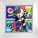 LOVELY DOG - Mixed Media Original