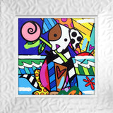 LOVELY DOG - Mixed Media Original