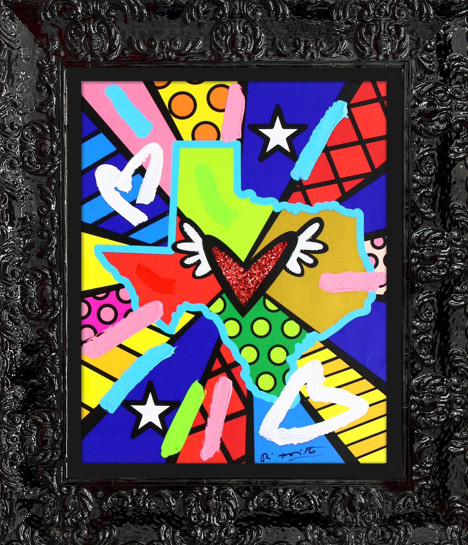 Love Texas - Mixed Media Original