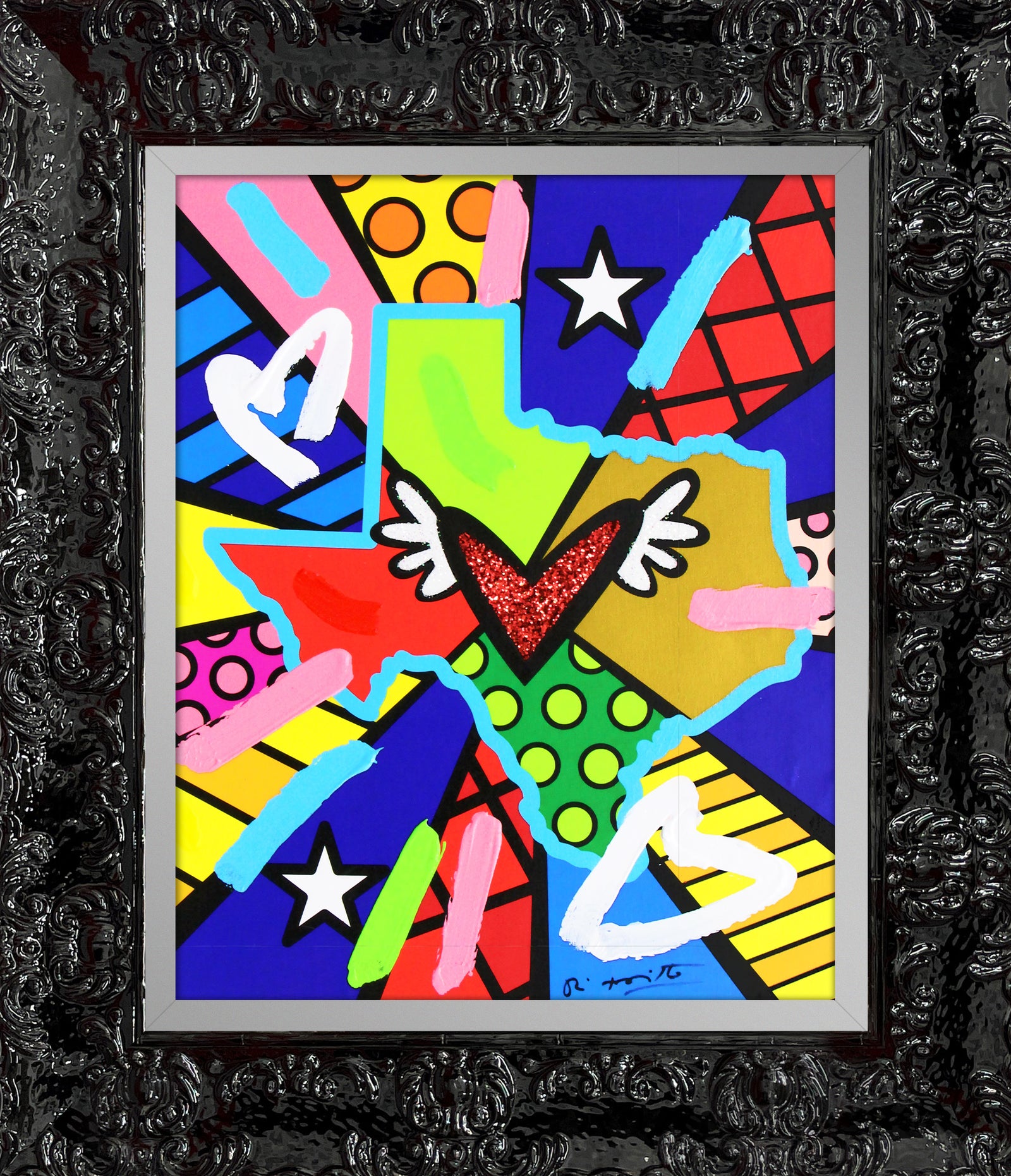 Love Texas - Mixed Media Original