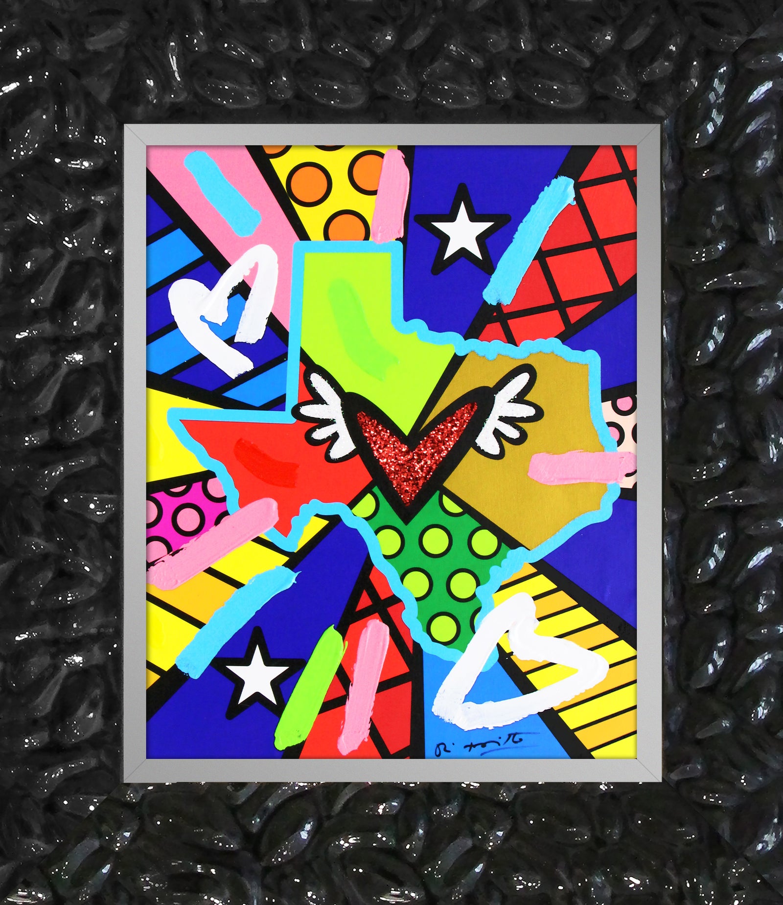 Love Texas - Mixed Media Original