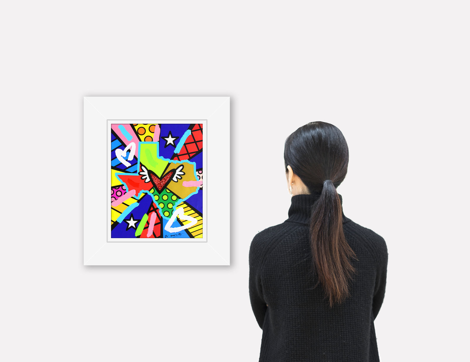 Love Texas - Mixed Media Original