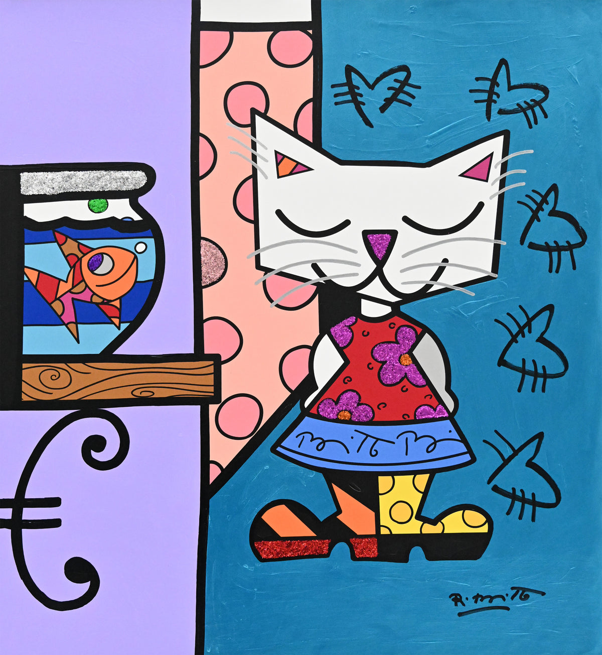 Good Friends - Mixed Media Original