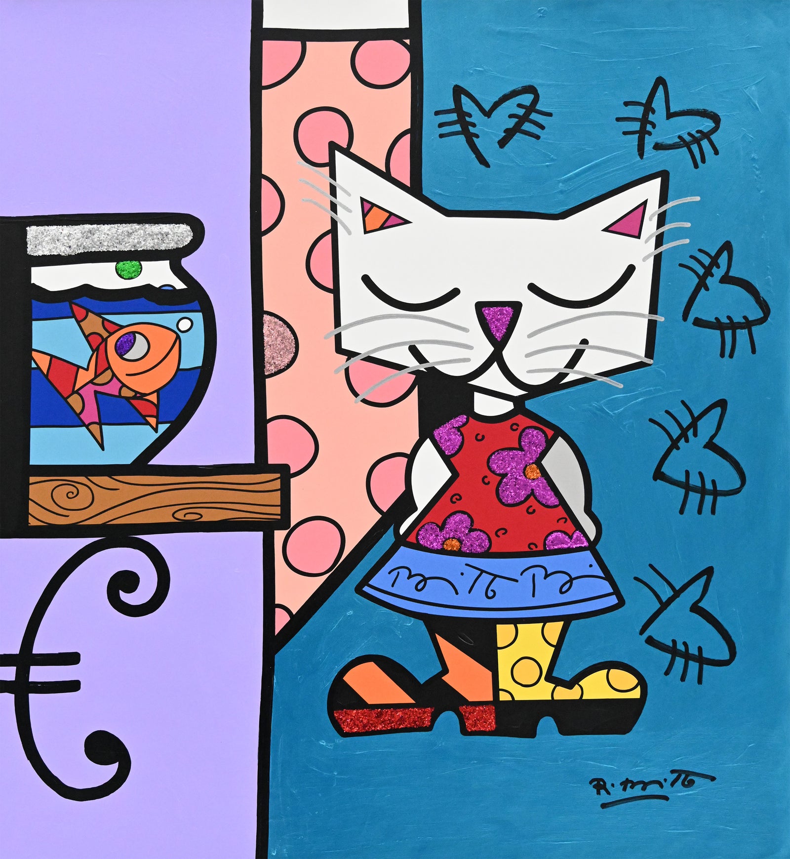 Good Friends - Mixed Media Original