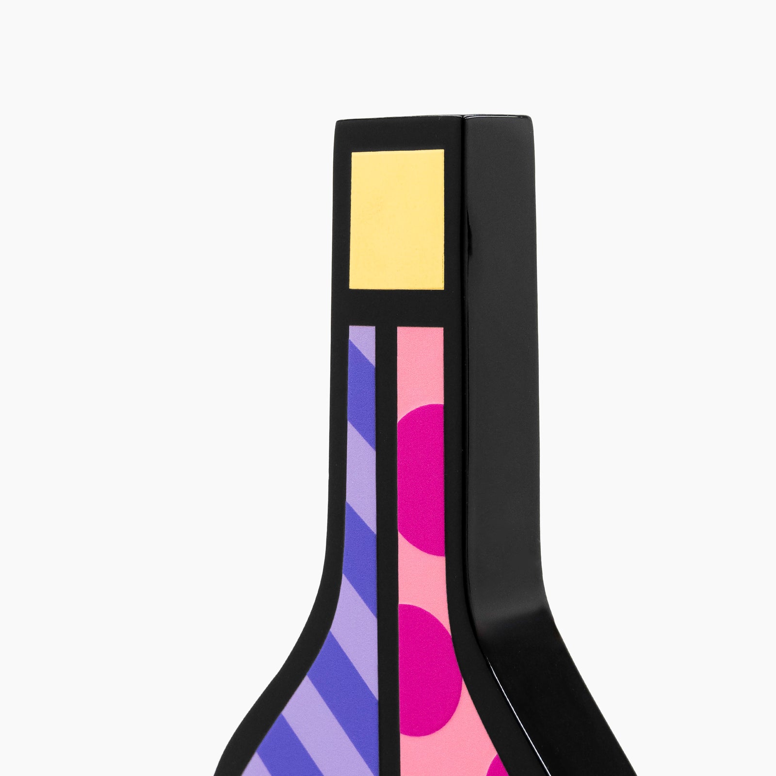 Wine & Glass (Black Base) - Limited Edition Sculpture