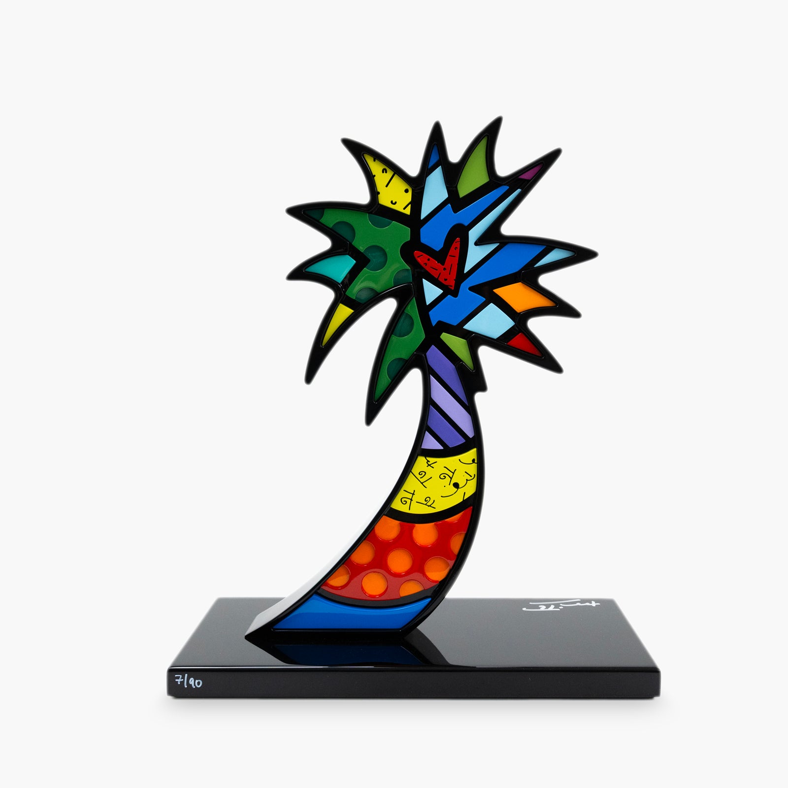 modern pop art paradise limited edition sculpture  vibrant home decor