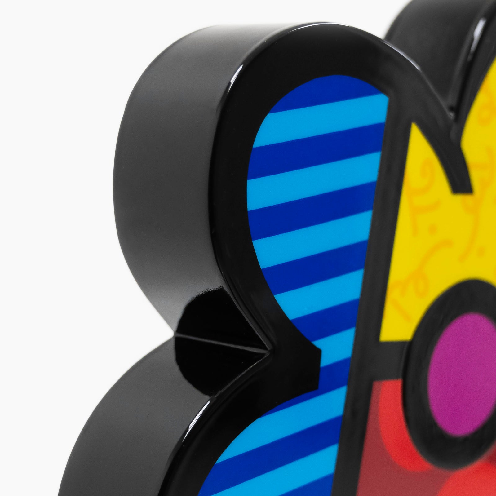 Flower Pot (Black Base) - Limited Edition Sculpture