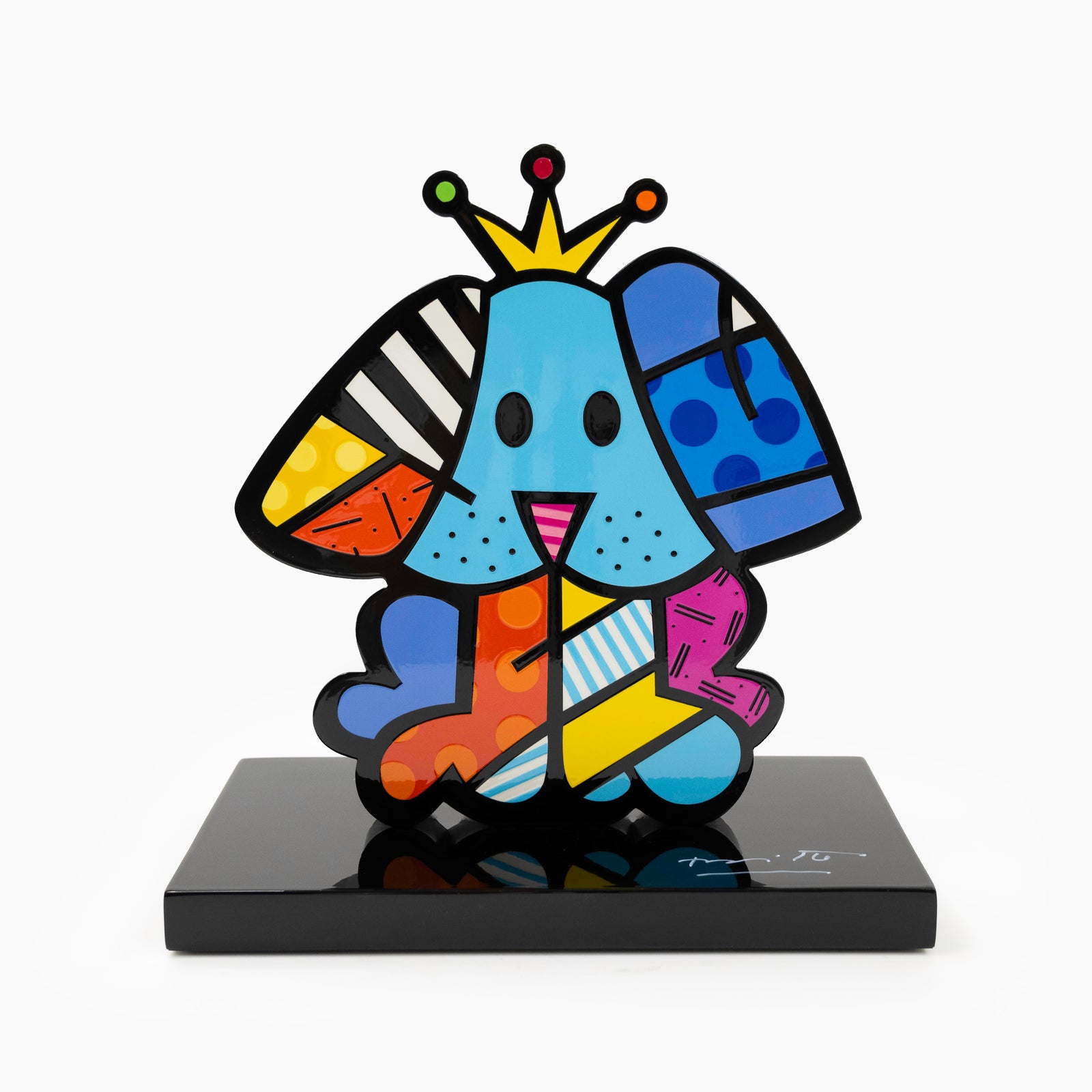 Royalty Dog (Black Base) - Limited Edition Sculpture