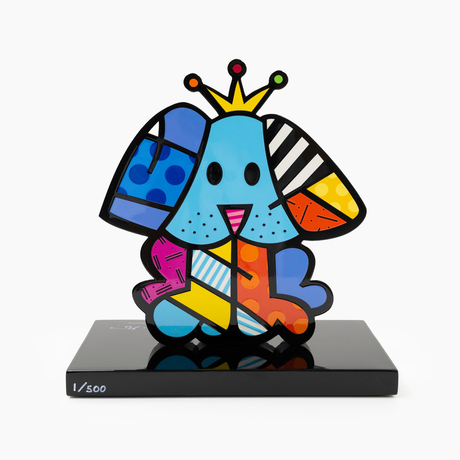 Royalty Dog (Black Base) - Limited Edition Sculpture