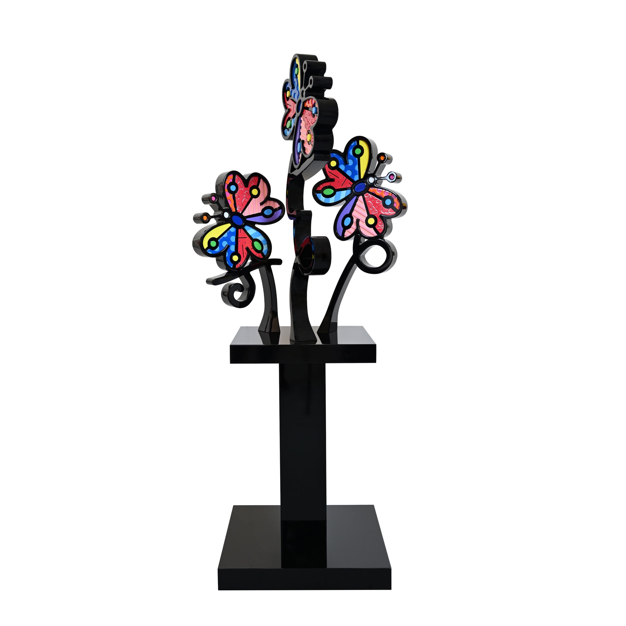 3 Butterflies Fine Art Sculpture – Limited Edition Hand Signed by