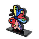 BUTTERFLY - Black Base - Wood Sculpture