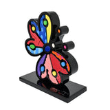 BUTTERFLY - Black Base - Wood Sculpture