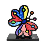 BUTTERFLY - Black Base - Wood Sculpture