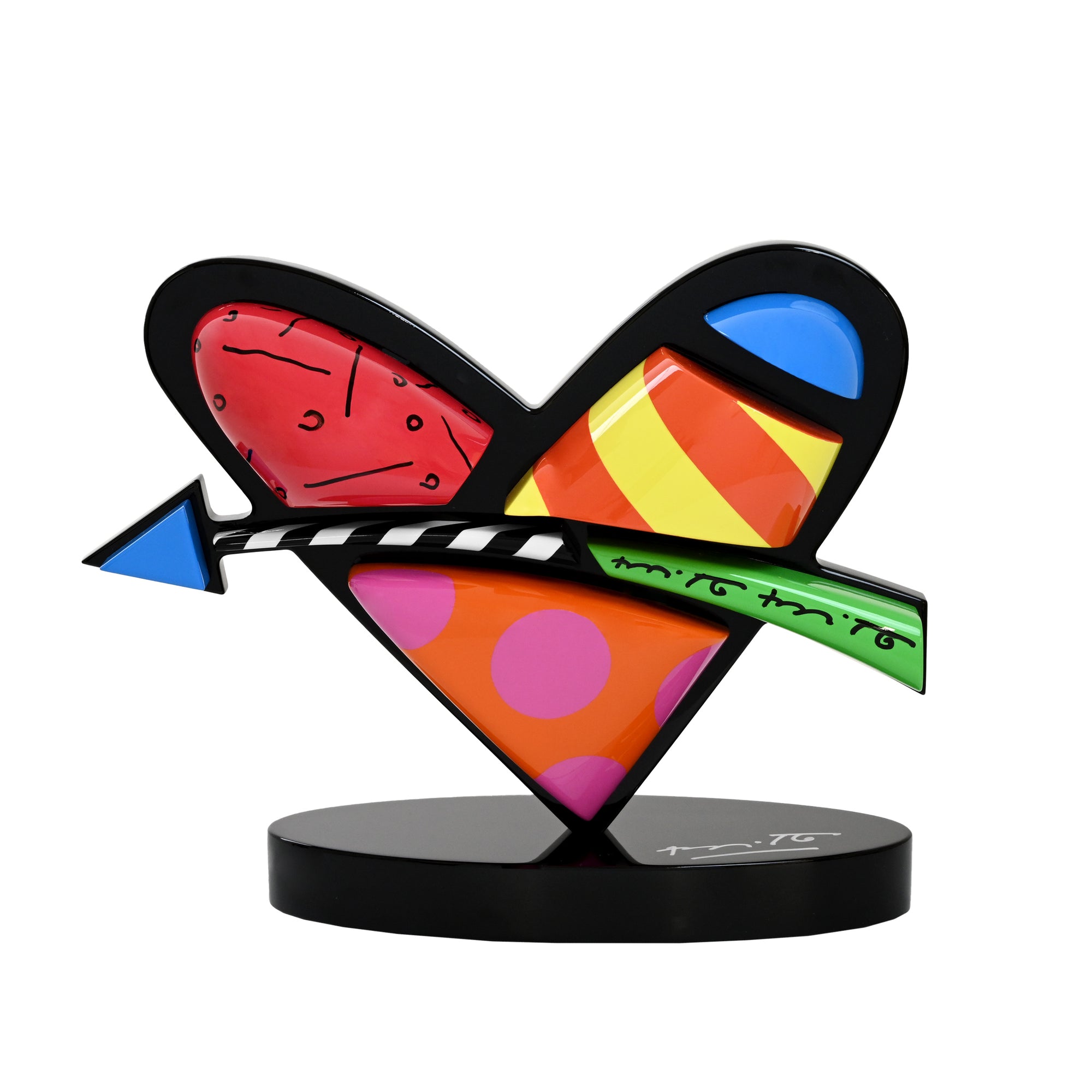 Heart With Arrow Fine Art Sculpture – Limited Edition Hand Signed
