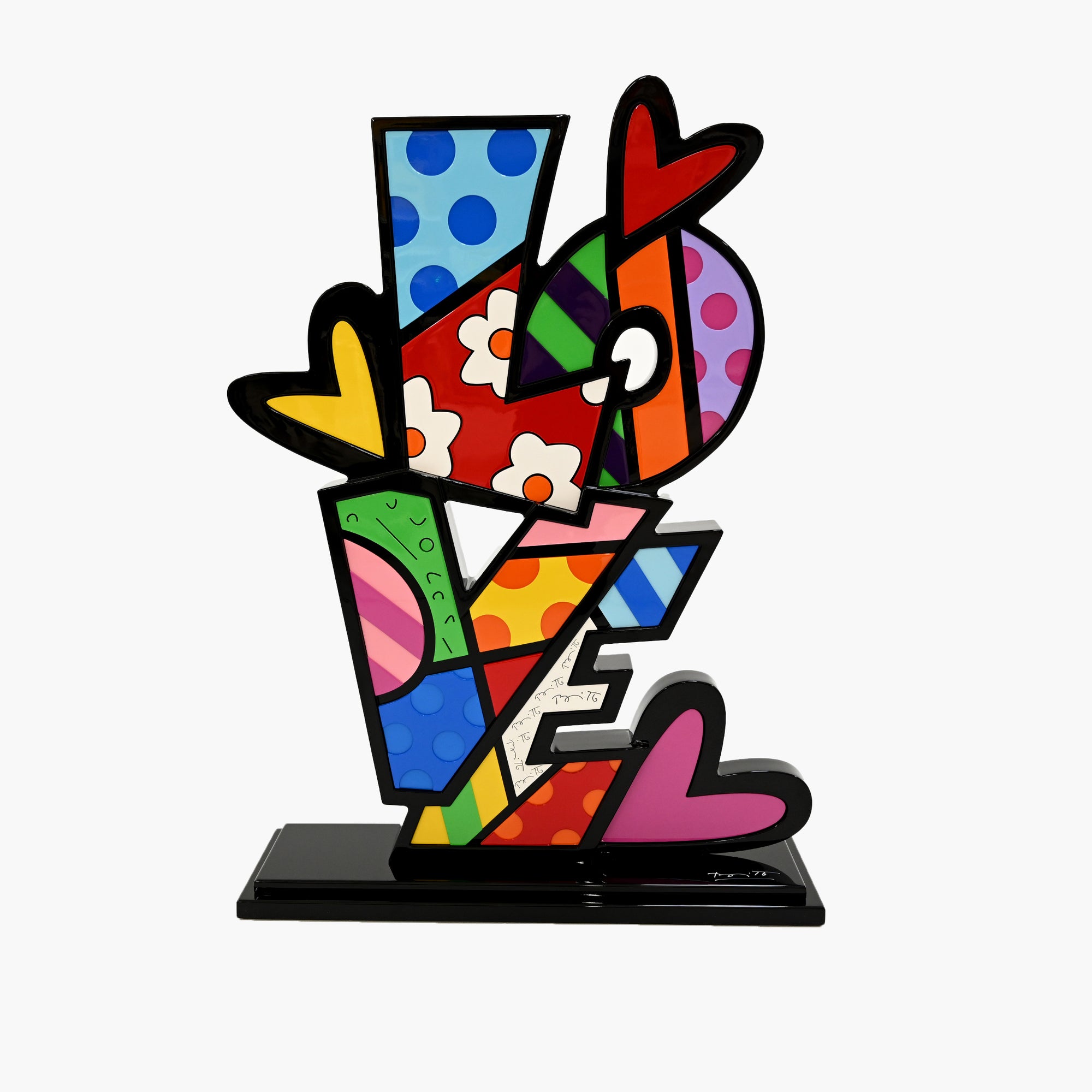 Love Vertical Fine Art Sculpture – Limited Edition by Romero