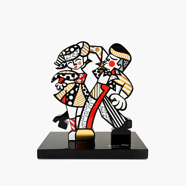Lets Dance Fine Art Sculpture – Hand Signed Limited Edition by Romero Britto