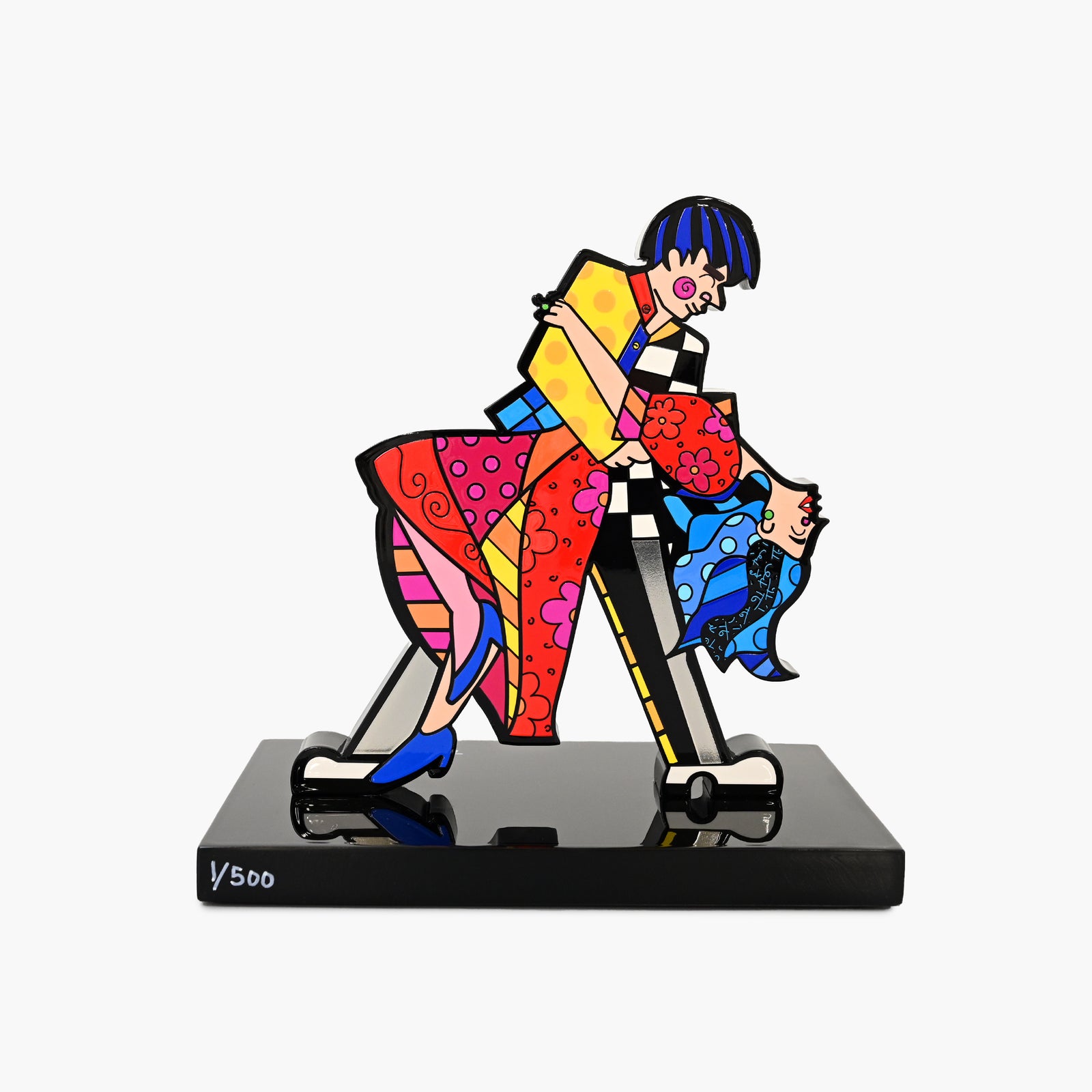 True Love Fine Art Sculpture – Hand Signed Limited Edition by Romero Britto