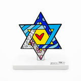 STAR OF DAVID (White Base) - Limited Edition Sculpture