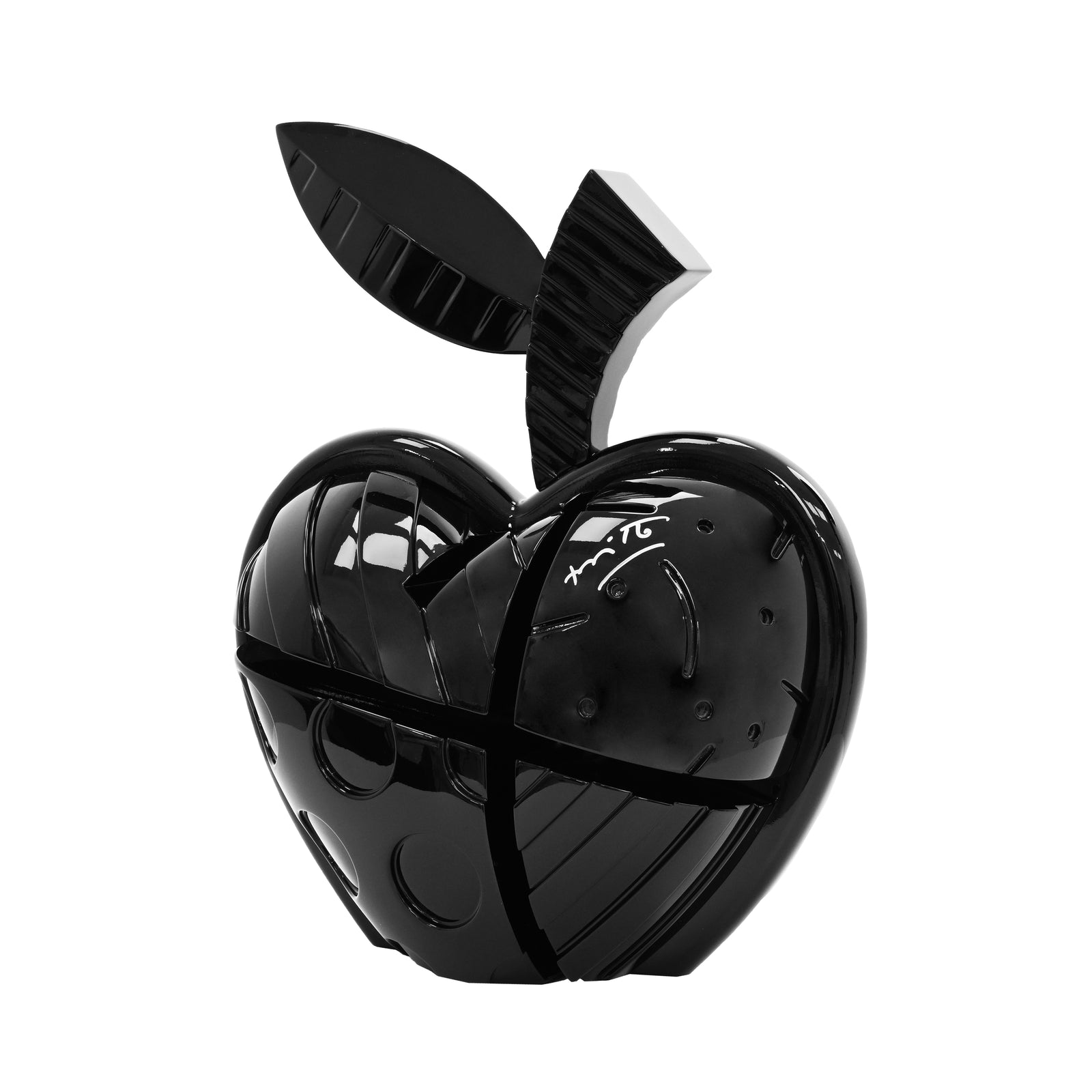 Apple (Black) - Limited Edition Sculpture