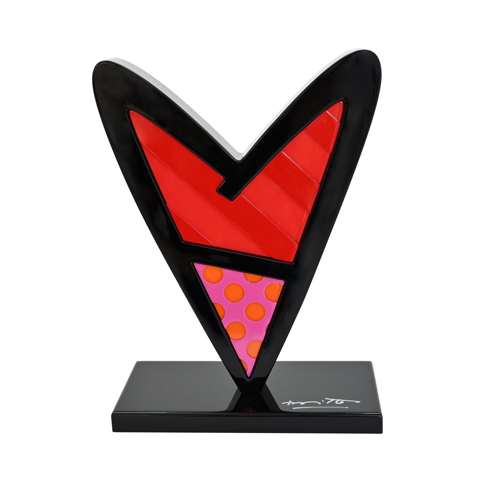 Fresh Love (Black Base) - Limited Edition Sculpture