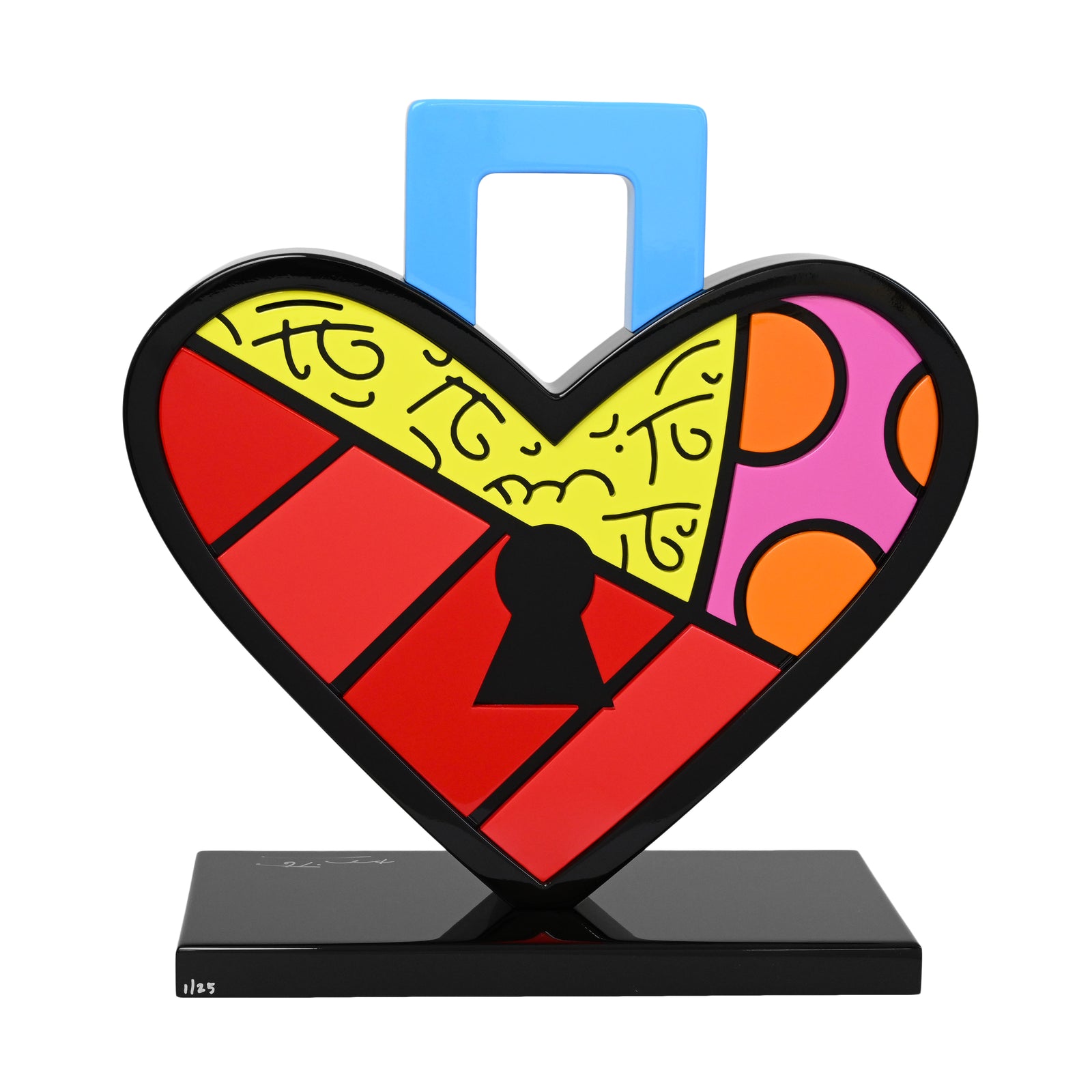 Lock Of Love (Blue Lock) - Limited Edition Sculpture