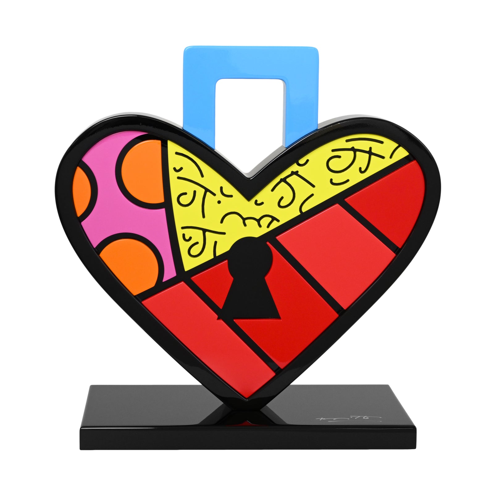 Lock Of Love (Blue Lock) - Limited Edition Sculpture