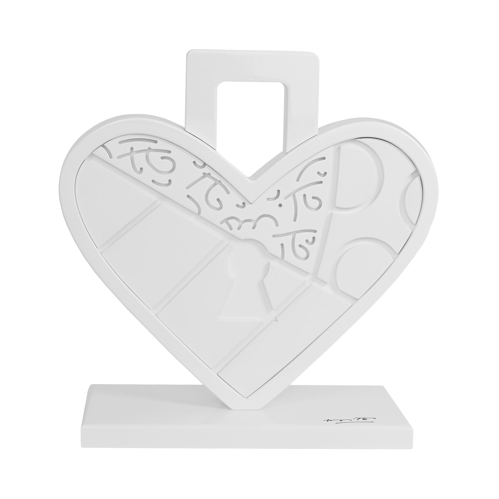 Lock Of Love (White) - Limited Edition Sculpture
