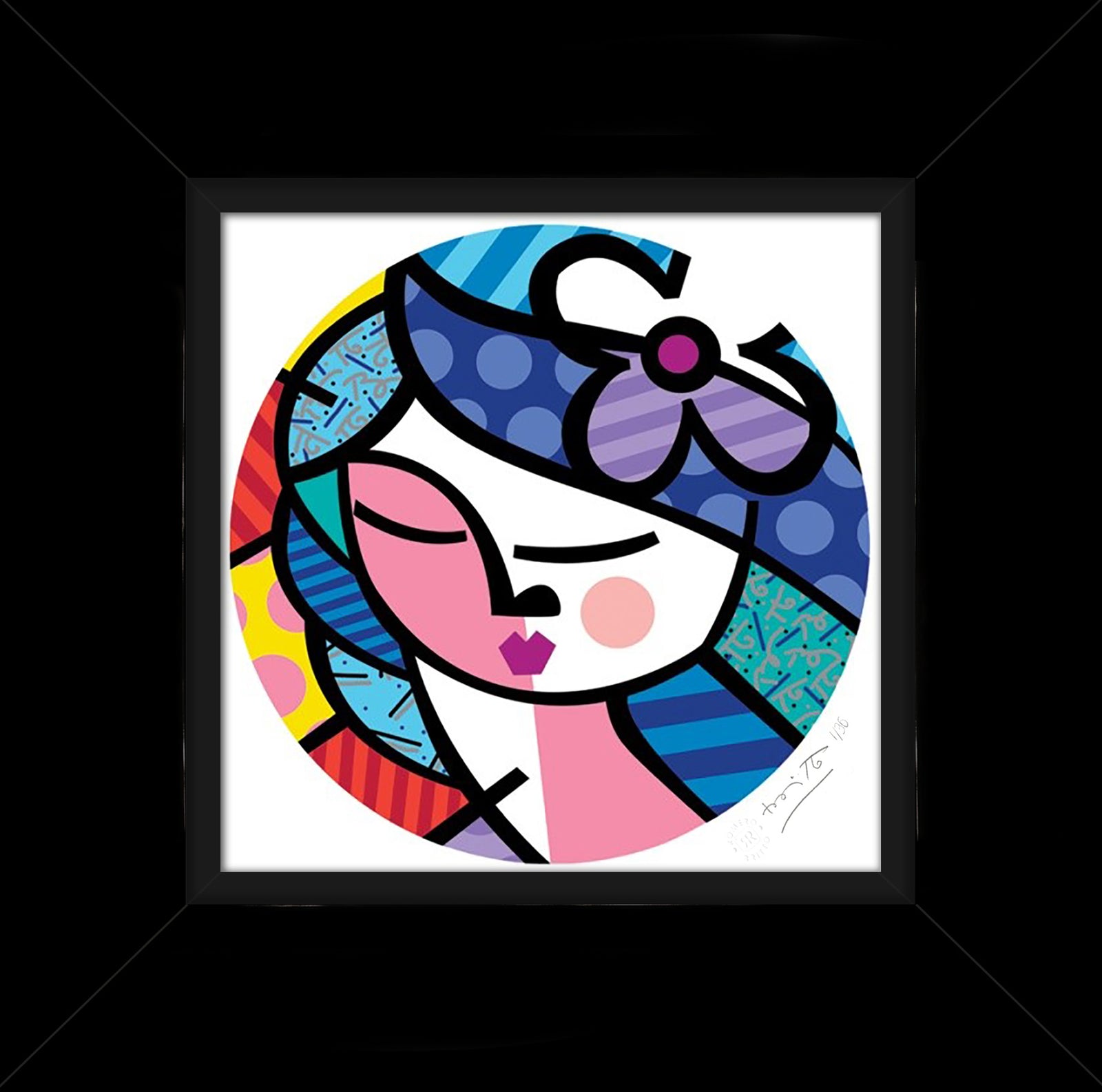 beauty serigraph  colorful decorative collectible gift idea