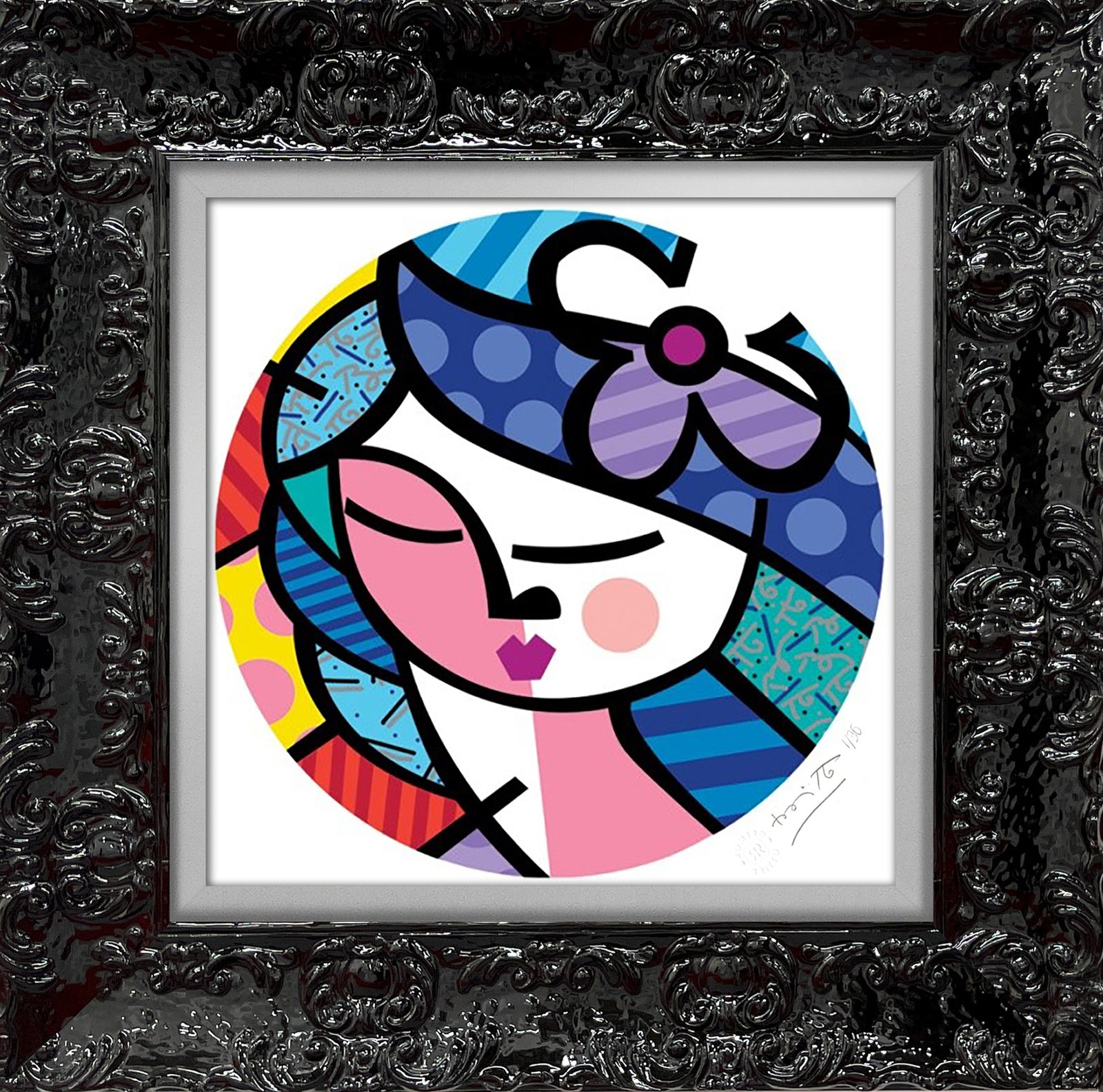 beauty serigraph  colorful decorative collectible gift idea
