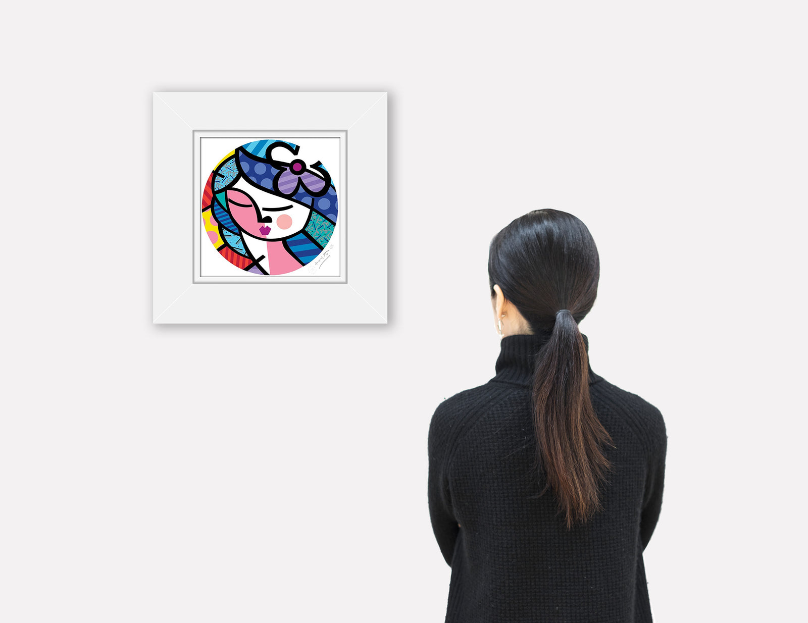 beauty serigraph  artistic colorful design collectible