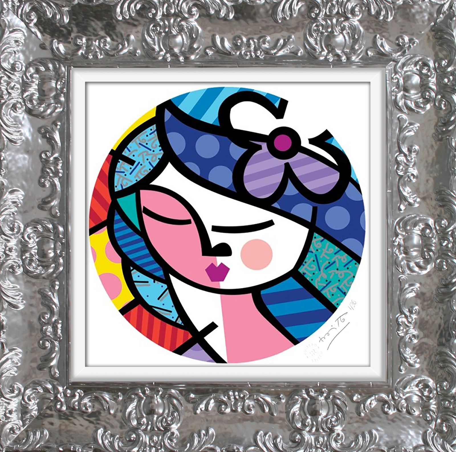 beauty serigraph  colorful decorative collectible gift idea