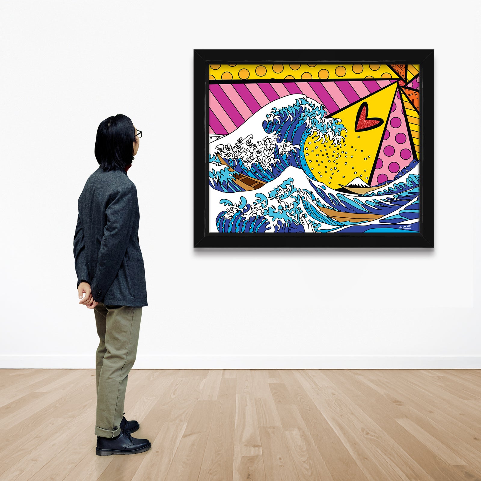 new wave limited edition print  colorful decorative collectible gift idea