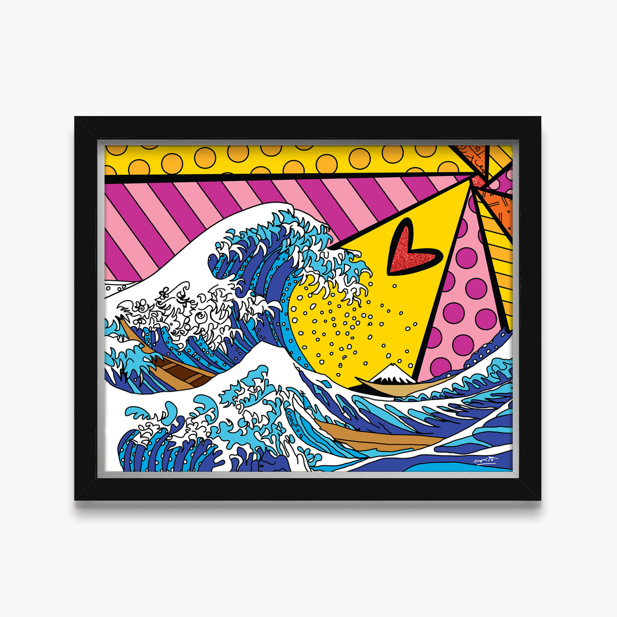 new wave limited edition print  colorful decorative collectible gift idea