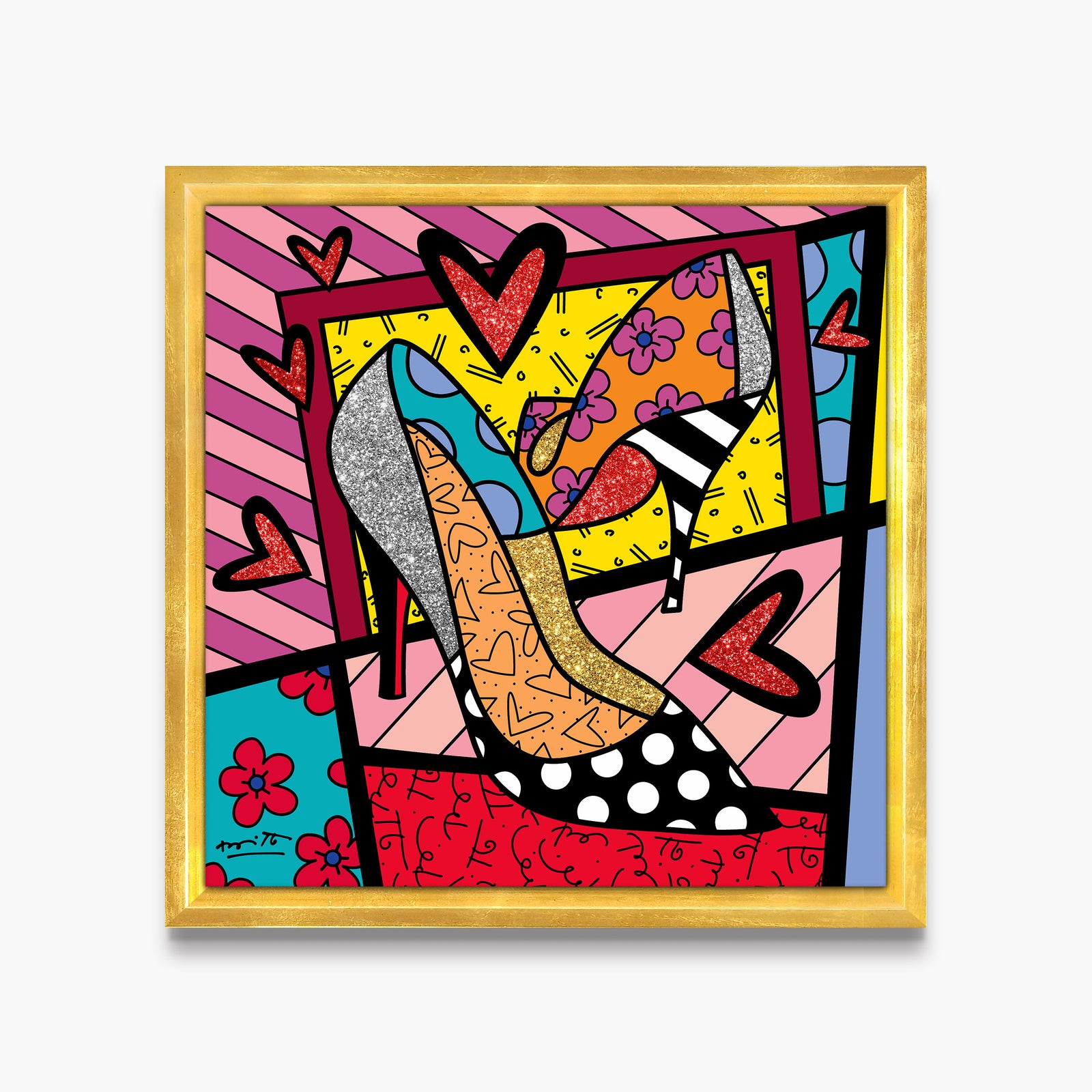 heels limited edition print  artistic colorful design collectible