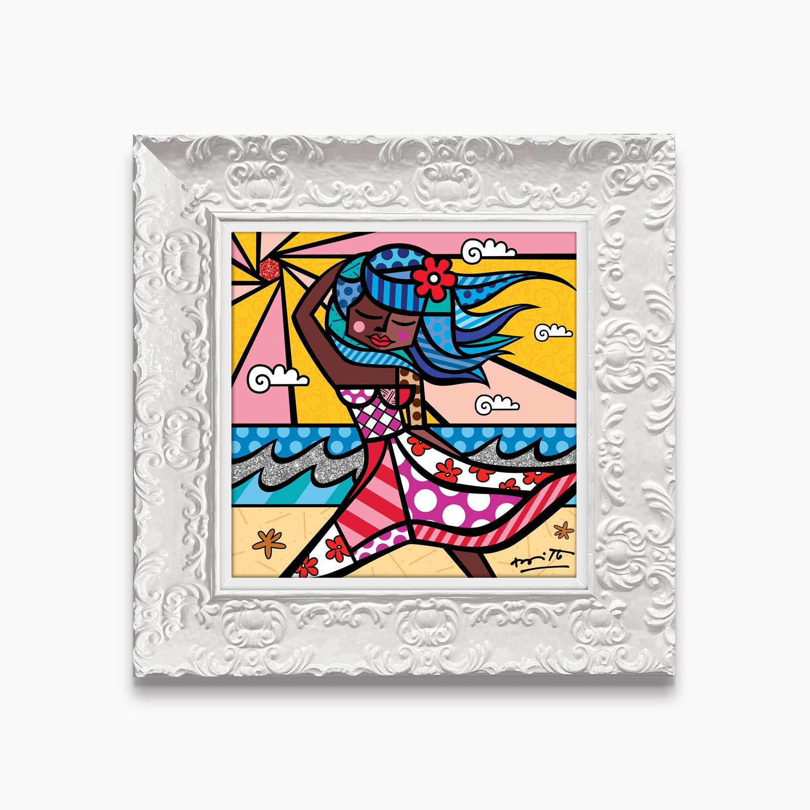 modern pop art summer 22 limited edition print  vibrant home decor